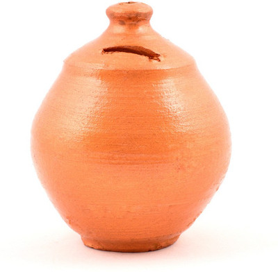 

Krishna COIN SAVING POT Coin Bank(Brown)