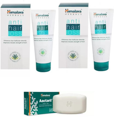 

Himalaya Anti Hair Loss Cream, aactaril soap(Set of 3)