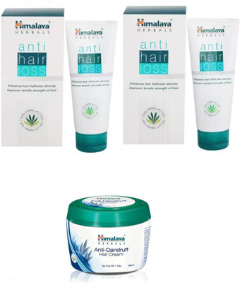 

Himalaya anti hair loss cream, anti dandruff hair cream(Set of 3)
