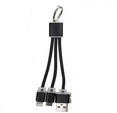 

techdeal 2 in 1 Micro Sync & Charge Cable(Black)