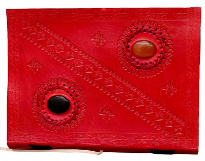 

SR MART A6 Diary(Diagonal Two Stone Diary, Red)