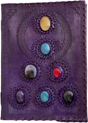 

SR MART A6 Diary(Pyramid Shape Stone Diary, Blue)