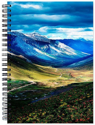 

VenTechno A5 Diary(Scenery Designer Wirebound Ruled Paper Sheets Personal and Office Stationary Notebooks Diary, Multicolor)