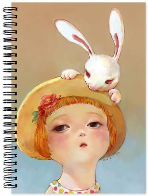 

VenTechno A5 Diary(Cartoon Designer Wirebound Ruled Paper Sheets Personal and Office Stationary Notebooks Diary, Multicolor)
