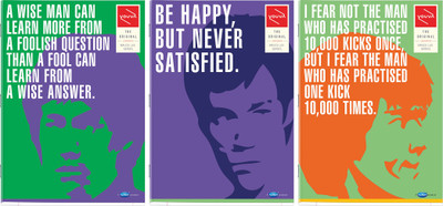 

Navneet A4 Note Book(Bruce Lee_20289ED-EF, Multicolor, Pack of 3)