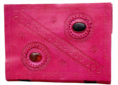 

SR MART A6 Diary(Diagonal Two Stone Diary, Pink)