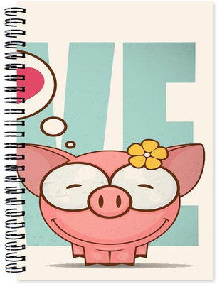 

Chesta Enterprises A5 Note Book(Love, Multicolor)