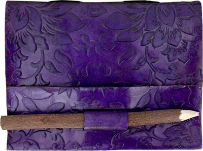 

SR MART A5 Diary(Wooden Pencil Lock Diary, Purple)