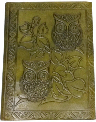 

SR MART A5 Diary(Double Owl Lock Diary, Olive Green)