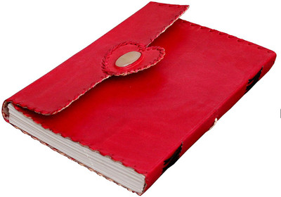 

SR MART A6 Diary(Heart Cream Stone Diary, Red)