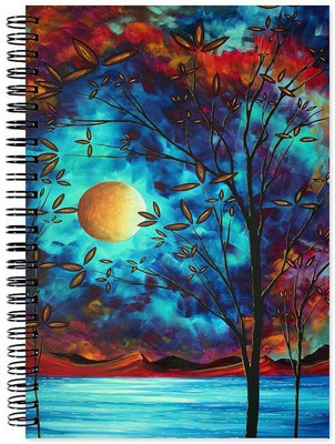 

VenTechno A5 Diary(Scenery Designer Wirebound Ruled Paper Sheets Personal and Office Stationary Notebooks Diary, Multicolor)