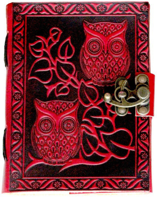 

SR MART A5 Diary(Double Owl Diary, Red)