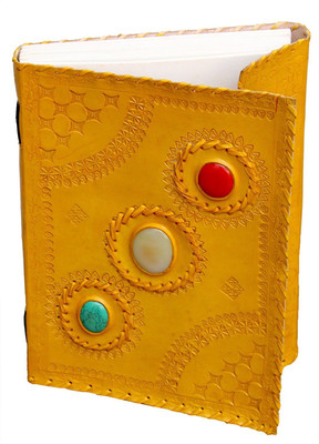 

SR MART A6 Diary(Diagonal Three Stone Diary, Yellow)