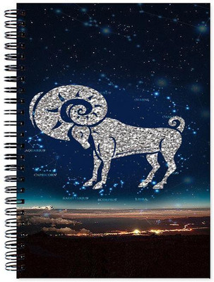 

VenTechno A5 Diary(Constellation Designer Wirebound Ruled Paper Sheets Personal and Office Stationary Notebooks Diary, Multicolor)
