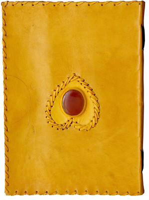 

SR MART A6 Diary(Coffee Brown Stone Diary, Yellow)
