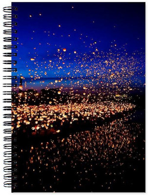 

VenTechno A5 Diary(Colorful Designer Wirebound Ruled Paper Sheets Personal and Office Stationary Notebooks Diary, Multicolor)