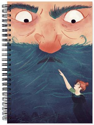 

VenTechno A5 Diary(Cartoon Designer Wirebound Ruled Paper Sheets Personal and Office Stationary Notebooks Diary, Multicolor)