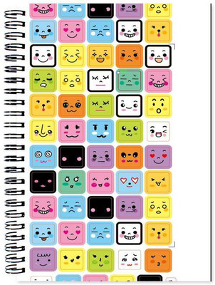 

VenTechno A5 Diary(Cartoon Designer Wirebound Ruled Paper Sheets Personal and Office Stationary Notebooks Diary, Multicolor)