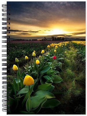 

Chesta Enterprises A5 Note Book(Flower, Multicolor)