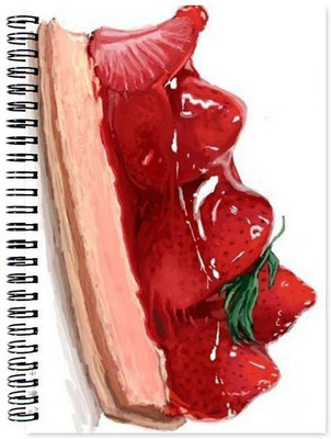 

VenTechno A5 Diary(Food Designer Wirebound Ruled Paper Sheets Personal and Office Stationary Notebooks Diary, Multicolor)