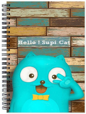 

VenTechno A5 Diary(Cartoon Designer Wirebound Ruled Paper Sheets Personal and Office Stationary Notebooks Diary, Multicolor)