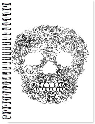 Chesta Enterprises A5 Note Book(Black and White Art, Multicolor)