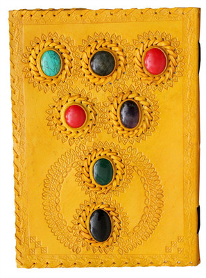 

SR MART A6 Diary(Pyramid Shape Stone Diary, Yellow)