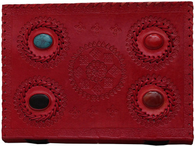

SR MART A6 Diary(Parallel Four stone Diary, Red)