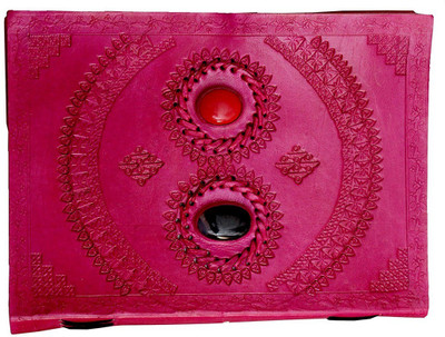 

SR MART A6 Diary(Horizontal Two Stone Diary, Pink)
