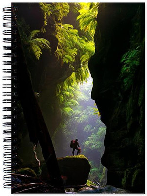 

VenTechno A5 Diary(Scenery Designer Wirebound Ruled Paper Sheets Personal and Office Stationary Notebooks Diary, Multicolor)