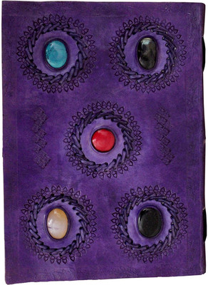 

SR MART A6 Diary(X Shape 5 Stone Diary, Blue)