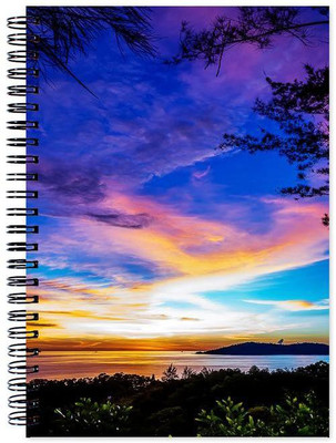 

VenTechno A5 Diary(Colorful Designer Wirebound Ruled Paper Sheets Personal and Office Stationary Notebooks Diary, Multicolor)