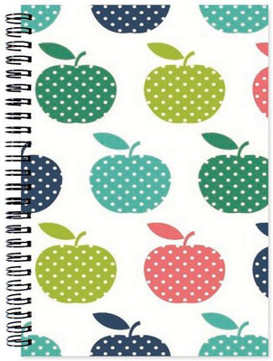 

VenTechno A5 Diary(Food Designer Wirebound Ruled Paper Sheets Personal and Office Stationary Notebooks Diary, Multicolor)