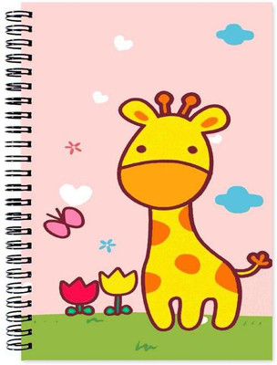 

VenTechno A5 Diary(Cartoon Designer Wirebound Ruled Paper Sheets Personal and Office Stationary Notebooks Diary, Multicolor)