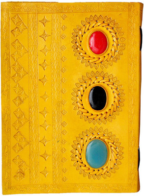 

SR MART A6 Diary(Vertical Three Stone Diary, Yellow)