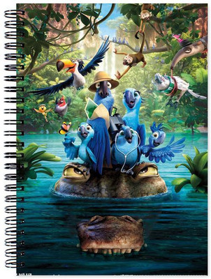 

VenTechno A5 Diary(Cartoon Designer Wirebound Ruled Paper Sheets Personal and Office Stationary Notebooks Diary, Multicolor)