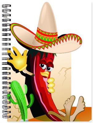 

Chesta Enterprises A5 Note Book(Food, Multicolor)