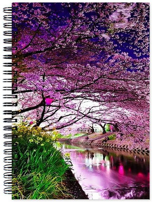

VenTechno A5 Diary(Flower Designer Wirebound Ruled Paper Sheets Personal and Office Stationary Notebooks Diary, Multicolor)