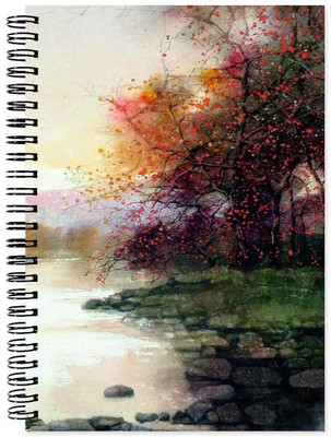 

VenTechno A5 Diary(Art Designer Wirebound Ruled Paper Sheets Personal and Office Stationary Notebooks Diary, Multicolor)