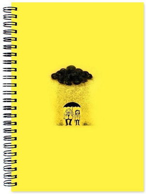 

VenTechno A5 Diary(Cartoon Designer Wirebound Ruled Paper Sheets Personal and Office Stationary Notebooks Diary, Multicolor)