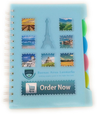 

Oytra A5 Diary(Spiral Personal Diary Notebook, Multicolor)