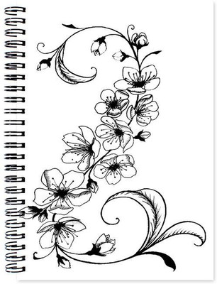 

Chesta Enterprises A5 Note Book(Black and White Art, Multicolor)
