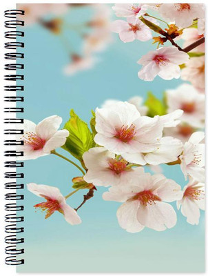 

VenTechno A5 Diary(Flower Designer Wirebound Ruled Paper Sheets Personal and Office Stationary Notebooks Diary, Multicolor)