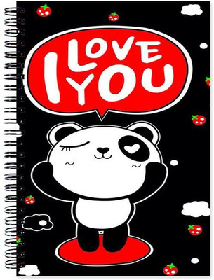 

VenTechno A5 Diary(Cartoon Designer Wirebound Ruled Paper Sheets Personal and Office Stationary Notebooks Diary, Multicolor)