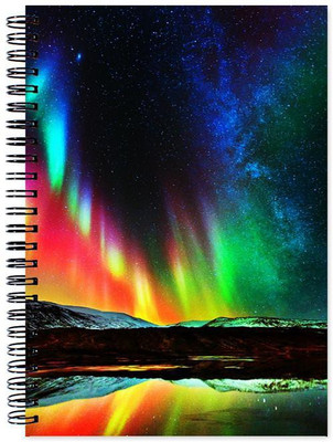 

VenTechno A5 Diary(Colorful Designer Wirebound Ruled Paper Sheets Personal and Office Stationary Notebooks Diary, Multicolor)