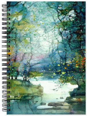 

VenTechno A5 Diary(Art Designer Wirebound Ruled Paper Sheets Personal and Office Stationary Notebooks Diary, Multicolor)