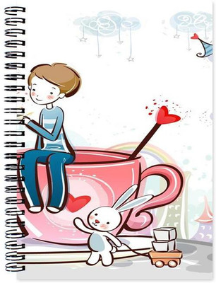 

Chesta Enterprises A5 Note Book(Love, Multicolor)