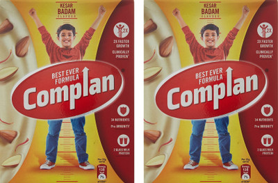 

Complan Kesar Badam (Pack of 2) Energy Drink(2x100 g, Keasr Badam Flavored)