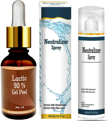 

Cosderma Lactic Acid Party Peel 90% Milk Peel-Remove Tanning Pigmentation Scars Open pores , even out skin(130 ml)