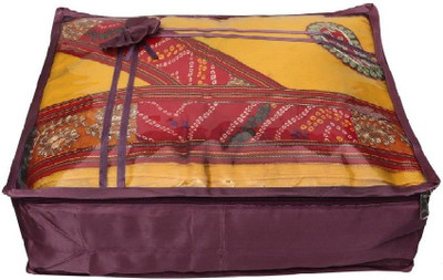 

Addyz Quilted 5 inch Satin Transparent Saree Cover Salwar Suit Kamiz Garment Cover(Purple)